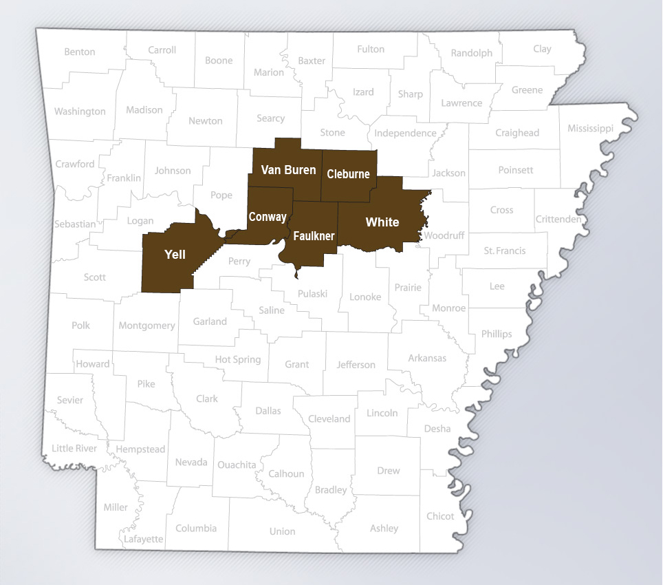 arkansas operations counties