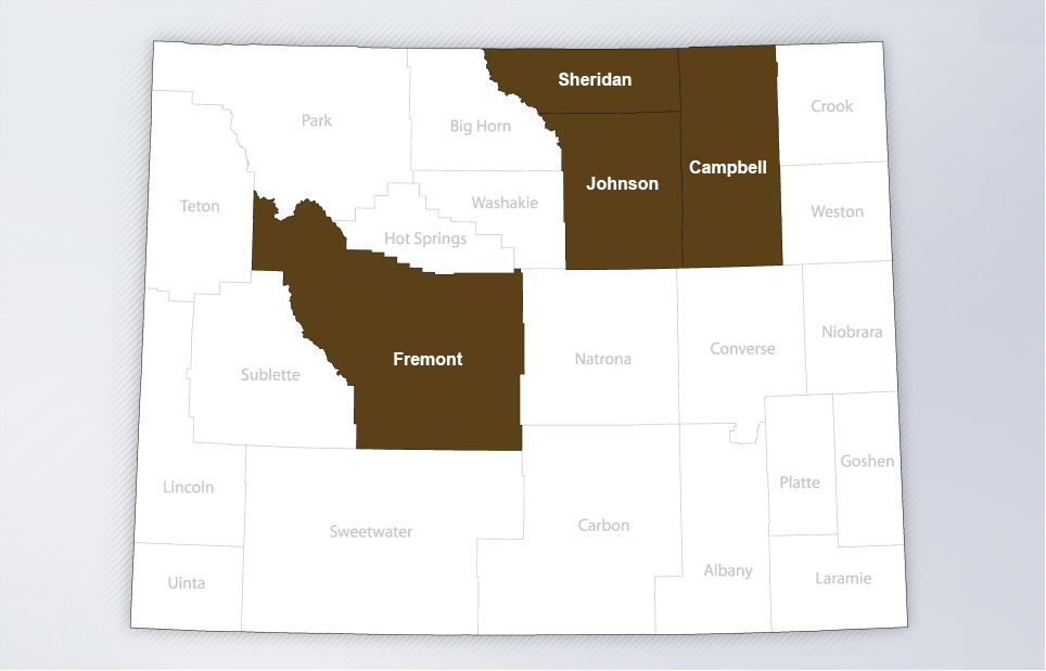 wyoming operations counties